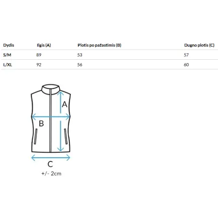 Women's black/blue vest Chester Women's waistcoats
