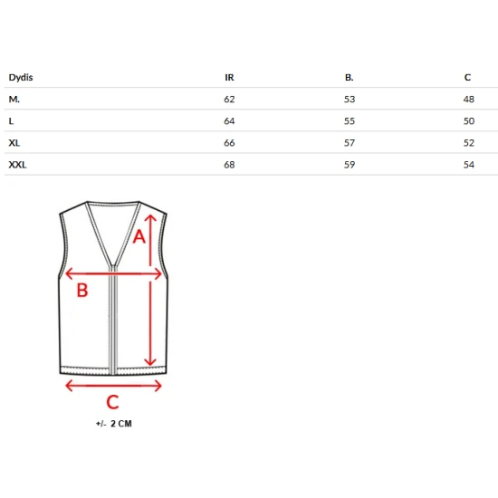 Vyriška baltos spalvos liemenė Pole Liemenės