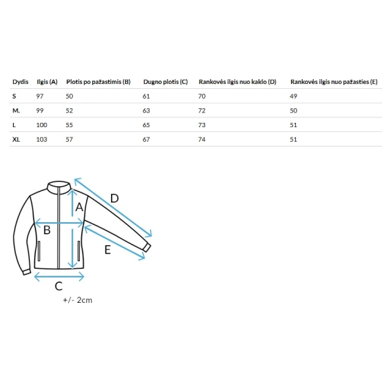 Moteriška juoda striukė su juodu kailiuku Elec Moteriškos striukės