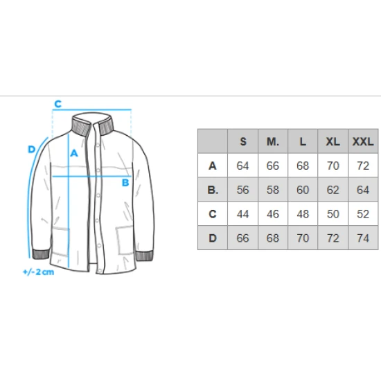 Vyriška tamsiai mėlyna striukė Ozan Vyriškos Striukės ir Paltai
