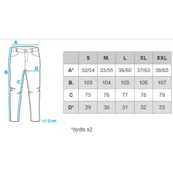 Vyriški mėlyni džinsai Kone