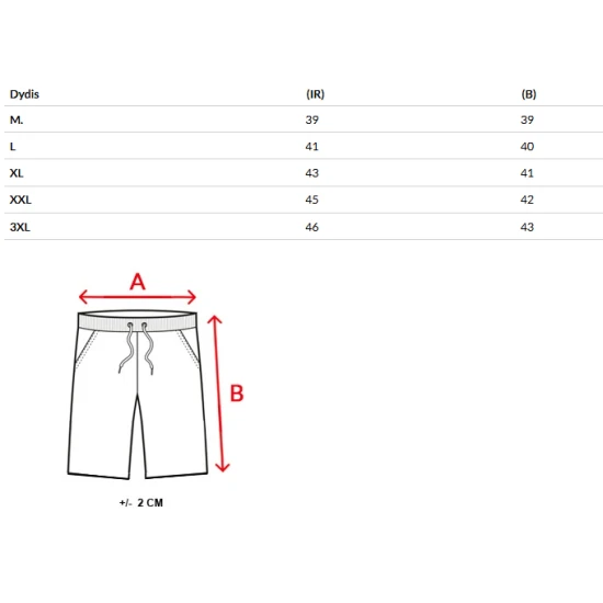 Vyriški juodi šortai Urba Šortai