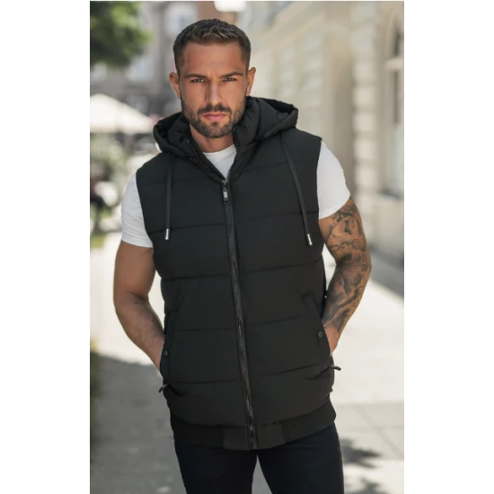 Vyriška tamsiai mėlyna liemenė Noran