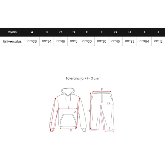 Moteriškas juodas dviejų dalių sportinis komplektas Energy Moteriški komplektai