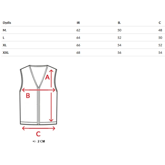 Vyriška mėlyna liemenė Geir Liemenės