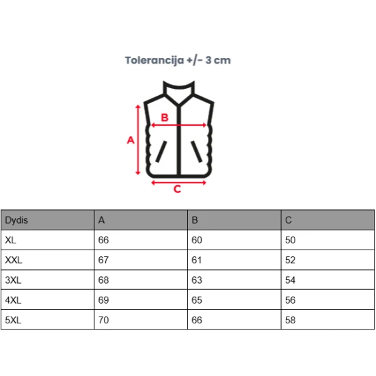 Vyriška tamsiai mėlyna liemenė Noran