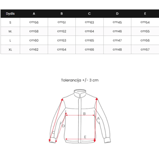 Moteriška ruda striukė Erik Moteriškos striukės