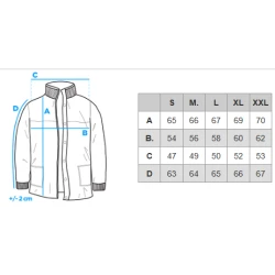 Vyriška mėlyna džinsinė striukė Auger