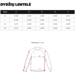 Vyriškas juodas džemperis be gobtuvo Star