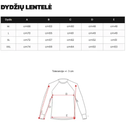 Vyriškas baltas džemperis be gobtuvu Risk