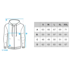 Męski brązowy sweter Dony. Swetry z kapturem