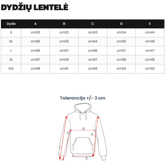Vyriškas chaki džemperis su gobtuvu Carla Džemperiai su gobtuvu