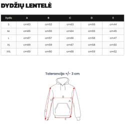 Vyriškas rusvas džemperis su gobtuvu Sport