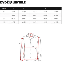 Vyriški tamsiai mėlyni marškiniai Royal