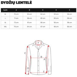 Vyriški tamsiai mėlyni marškiniai Royal