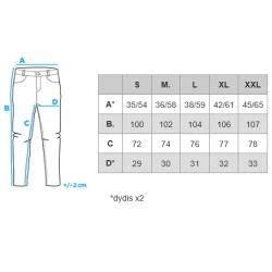 Vyriškos šviesiai rudos spalvos laisvalaikio kelnės Performance