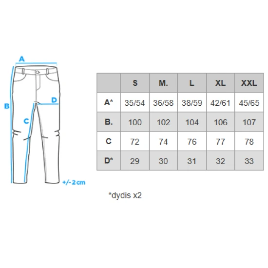 Vyriškos šviesiai rudos spalvos laisvalaikio kelnės Performance Laisvalaikio kelnės