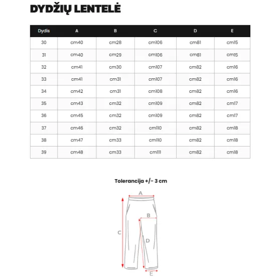 Vyriškos juodos chino kelnės Reno Klasikinės kelnės