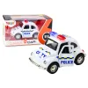 Klasikinis baltas policijos automobilis Tarnybiniai automobiliai