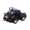 Klasikinis juodas policijos automobilis Tarnybiniai automobiliai