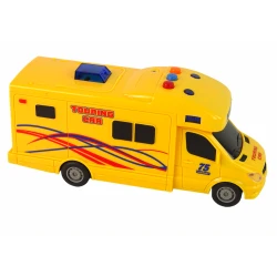 Geltonas kemperis su garso ir šviesų efektais