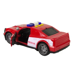 Ugniagesių automobilis su garso ir šviesų efektu