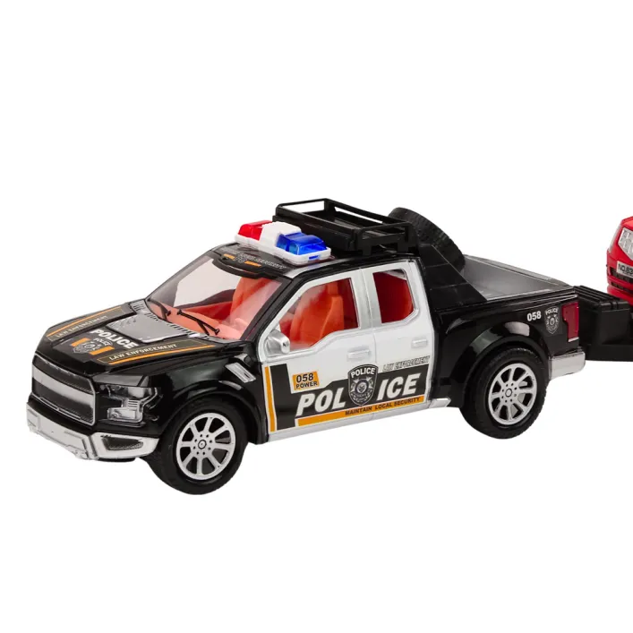 Policijos rinkinys su pikapu ir priekaba Automobilių rinkiniai