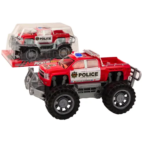 Raudonas policijos visureigis Tarnybiniai automobiliai