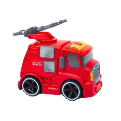 Gaisrinės mašina su vandens patranka