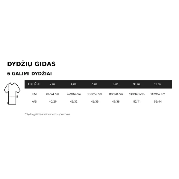Детская чёрная футболка «Vytis»