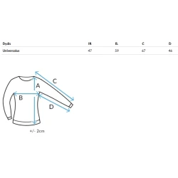 Moteriškas baltas megztinos su dekoracijomis Aurora