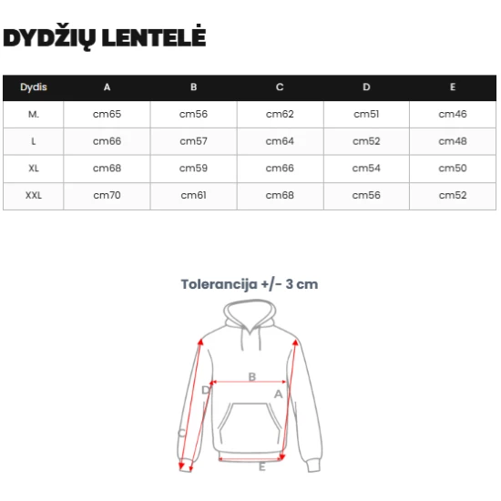 Vyriškas juodas džemperis Best white