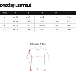 Vyriški juodi marškinėliai Freedom