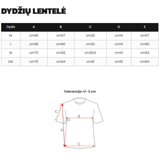 Vyriški balti marškinėliai Patron Marškinėliai su užrašais