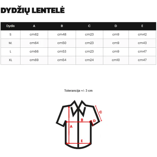 Vyriški balti polo marškinėliai Tyler POLO marškinėliai