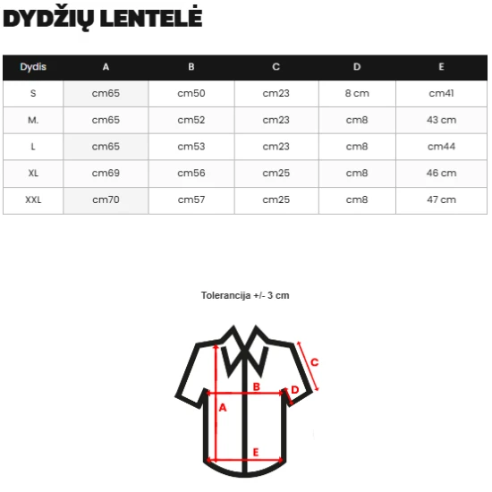 Vyriški juodi polo marškinėliai City POLO marškinėliai