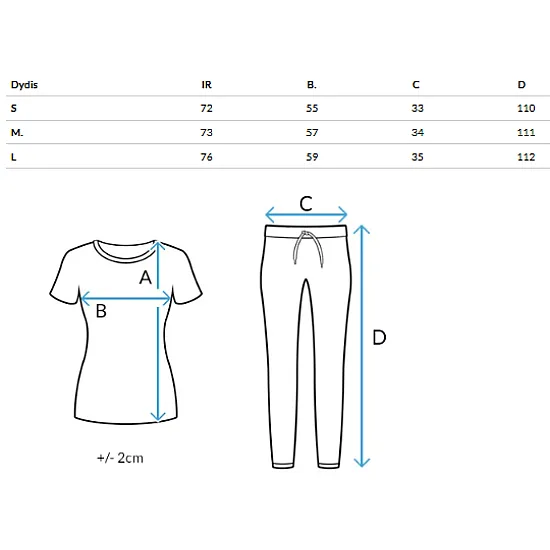 Women's light grey set Blises