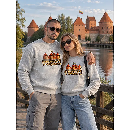Meeste helehalli värvi džemper Trakai