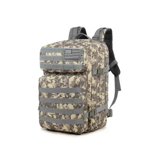 Pilka karinė kuprinė Army Kuprinės
