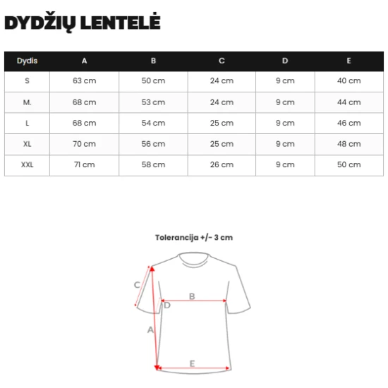 Vyriški balti marškinėliai Summer