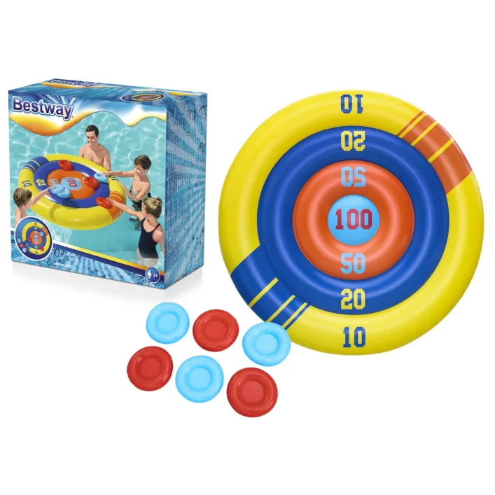 Надувной игровой диск для бассейна 140 см Bestway 52566