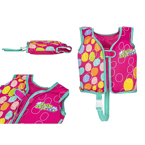 Rožinė plaukimo liemenė 56 cm Bestway 32177