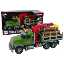 Sunkvežimis gabenantis medienos rąstus