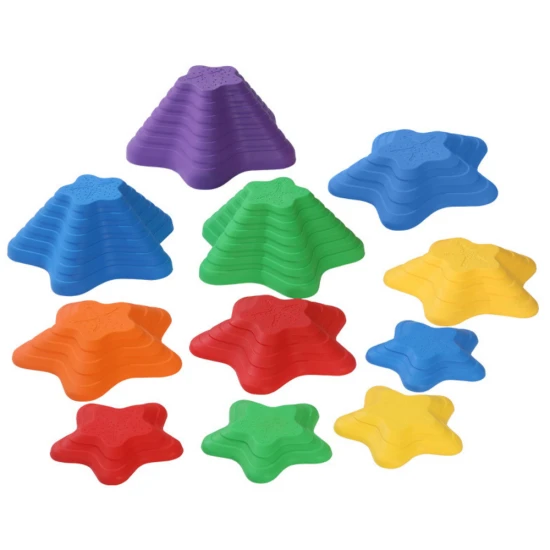 Sensoriniai spalvoti akmenys, 4 dydžiai Kūdikiams