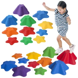 Sensoriniai spalvoti akmenys, 4 dydžiai