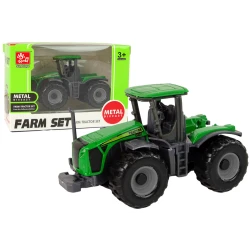 Žalias žemės ūkio transporto priemonė traktorius