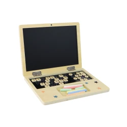 Medinė nešiojamojo kompiuterio formos lenta