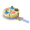 Wooden cake pieces 8 pcs.