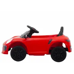 Raudonas elektrinis automobilis WMT-666