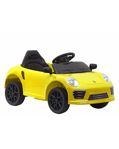 Geltonas elektrinis automobilis WMT-666